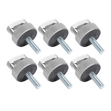 Produktbild - Silber 6 Stück Schnellwechselschrauben Stahl Billet Aluminium D Ring Hardtop