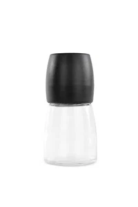 IKEA "IHÄRDIG" Gewürzmühle, Glas mit schwarzem Deckel, 12,5 cm - Bild 1 von 2