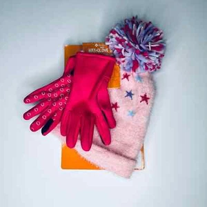Member's Mark Pink Hat & Glove Set New S/M - Picture 1 of 4