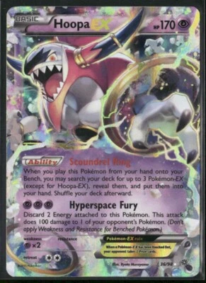 Pokemon TCG Hoopa EX 36/98 Ultra Rare Ancient Origins - Image 1 of 4