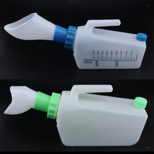 2 Pz Di Bottiglia Urina Portatile Per Uomo Donna Con Tappo Plastica