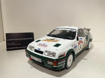 SOLIDO 1:18 FORD SIERRA RS COSWORTH TOUR DE CORSE D AURIOL #8 VERY RARE AUTOART - Image 1 of 4