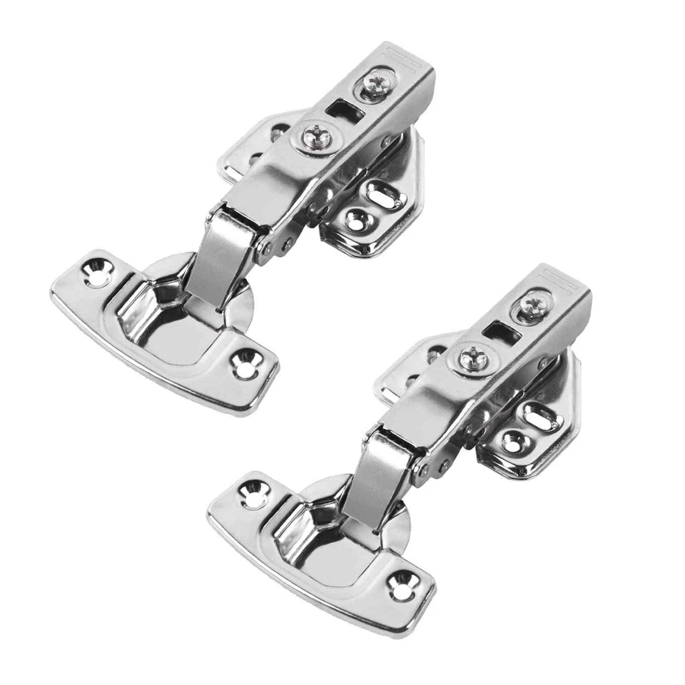 DOPPY 20pc Soft Close Cabinet Door Hinges Self Closing Frameless Cabinet Hidden Hinges