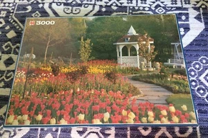 Jumbo 3000 Piece Jigsaw Puzzle Vintage NIB Spring Tulips - Picture 1 of 4