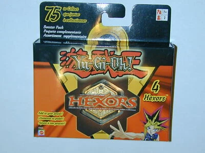 2002 Yu-Gi-Oh Hexors Game Booster Pack (4 Hexors) Mattel FACTORY SEALED MIB - Image 1 of 3