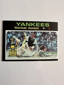 1971 Topps Baseball #5 Thurman Munson (New York Yankees)  - Picture 1 of 11