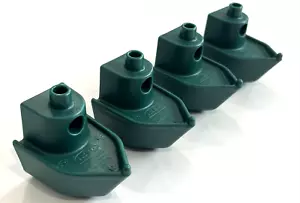 Lot of 4 Ikea Knopare Wall Hook Green Hanger Boat 705.038.37 New - Picture 1 of 12