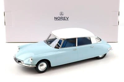 1:18 Norev Citroen DS 19 Blu Chiaro E Bianco 1959 - Immagine 1 di 4