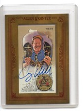 2023 Allen Ginter Mini Gold Framed CASEY WEBB Autograph Card Man Vs Food #MA-CW