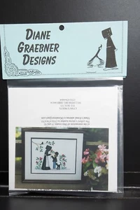 Diane Graebner Designs Moms Red Rose Counted Cross Stitch Pattern - Picture 1 of 2