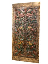 Vintage BARN DOORS Tree of Life Abundance Fulfills Colorful Boho Chic ARCHITECT