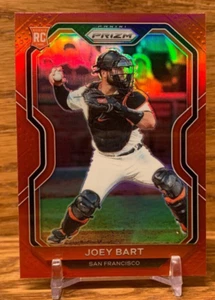 Tarjeta de novato Joey Bart Red Prizm | 2021 Panini Prizm Baseball GIANTS #78 - Imagen 1 de 2