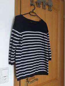 Damen Pullover blauweiß gestreift Größe S gebraucht - Bild 1 von 3