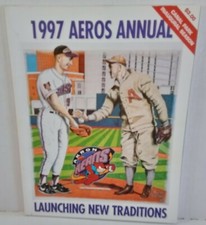 1997 CLEVELAND INDIANS AKRON AEROS AA  MINOR LEAGUE  PROGRAM/YEARBOOK 