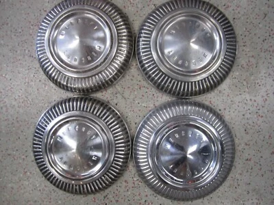 1965-1968 Mercury Comet GT Cougar 10.50" OEM Dog Dish Poverty Hubcaps - Set/4 Foto 1 de 4