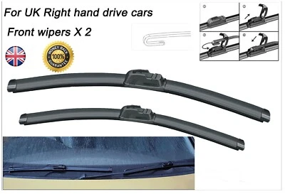 For Nissan Micra 2017-2025 Brand New Front Windscreen Wiper Blades 26"14" - Image 1 of 4