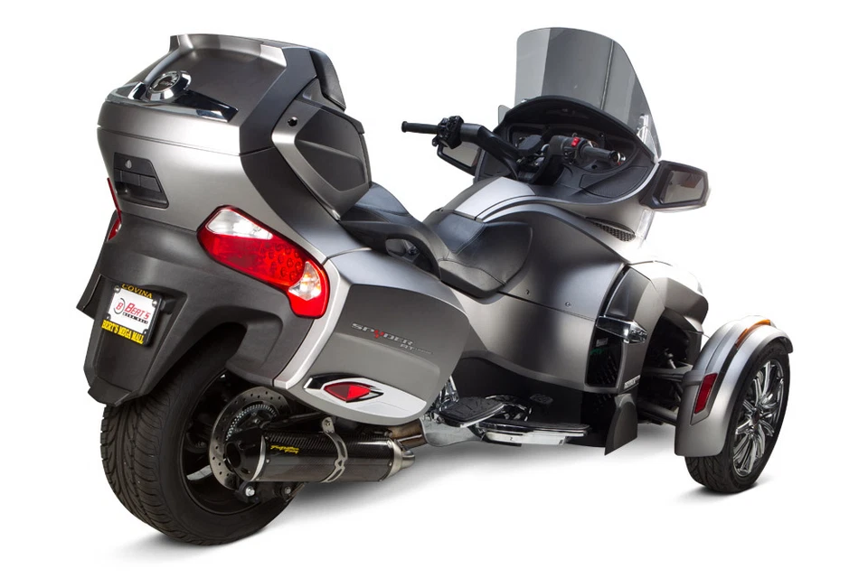 2014-2025 CanAm Spyder RT Two Brothers S1R fibra de carbono escape deslizable Can-Am Foto 1 de 3