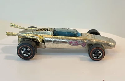 Raro Vintage 1969 Hot Wheels Redline Indy Eagle HK dorado Foto 1 de 4