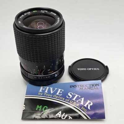 FIVE STAR By TOYO OPTICS For CANON FD MC Auto Zoom 35-75mm f/3.5-4.8 Lens - 7373 - Image 1 of 4