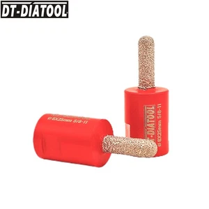 Broca de rastrillo de mortero de diamante recubierta de 8 mm * 25 mm 2 piezas para extracción de ladrillos redonda - Imagen 1 de 9