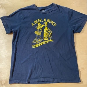 Old Navy Blue Graphic T-Shirt XXL (OP) - Picture 1 of 10