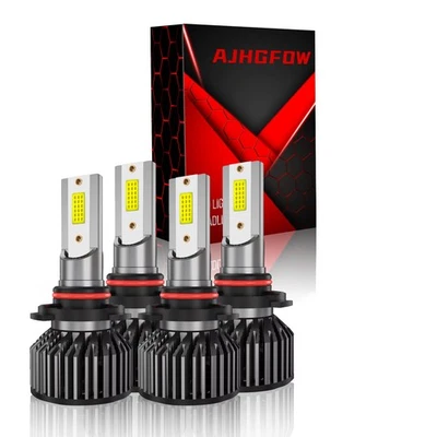 For Chevrolet Monte Carlo 1995-2005 White LED Headlight Bulbs High Low Beam - Image 1 of 4