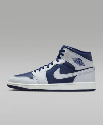 Nike Air Jordan 1 Mid Blue Void Summit White Hot Larva Pure Platinum DQ8426-403 Foto 1 de 4