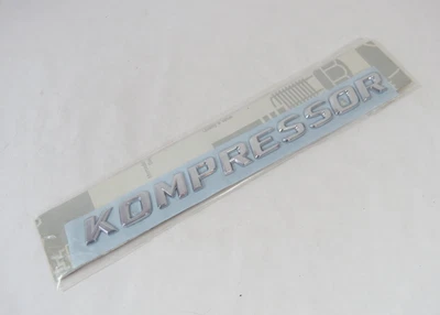 Mercedes SLK230 1998-2004 Kompressor emblema guardabarros delantero insignia logotipo original OEM Foto 1 de 4