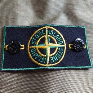 Men's Wear STONE ISLAND Rare 80s Stone Island vintage patch green edge with butt - Picture 1 of 4