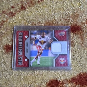 Upper Deck MLS Materials 2011 Thierry Henry #M-TH New York Red Bulls - Foto 1 di 2