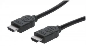 Manhattan HDMI Cable with Ethernet, 4K@30Hz (High Speed), 1.8m, Male to Male, Bl - Photo 1/1