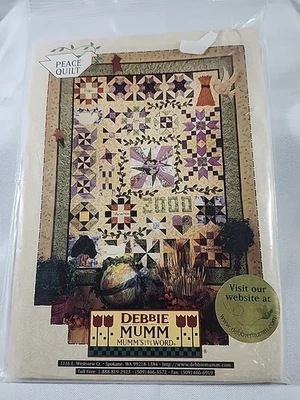 DEBBIE MUMM PEACE QUILT PATTERN-58 X 73 #15059 - Image 1 of 2