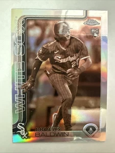 2025 Topps cromo - Brooks Baldwin #3 refractor sepia (RC) - Imagen 1 de 2