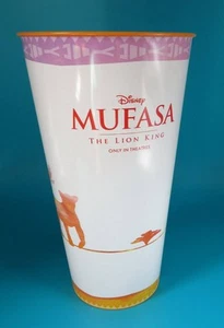 Tall 8" Plastic MUFASA Lion King AMC Movie Theater CUP Soda Drink Clean - Picture 1 of 6