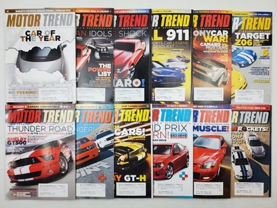 2006 Motor Trend Magazine Complete Year 12 Issues Volume 58 - Image 1 of 4