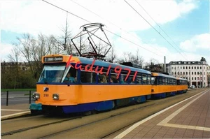 A88) Foto Leipzig LVB Straßenbahn, Tatra Großzug Nr. 2181, Linie 7 Waldplatz - Bild 1 von 2