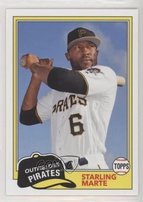 2018 Topps Archives 1981 Design Starling Marte #208 - Image 1 of 2