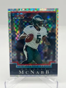 2004 BOWMAN CHROME FOOTBALL DONOVAN MCNABB 030/250 XFRACTOR NO. 100 EAGLES - Picture 1 of 2