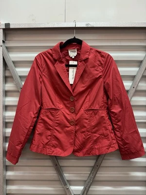Blazer Armani Collezioni Vintage para mujer 4 rojo nailon Foto 1 de 4