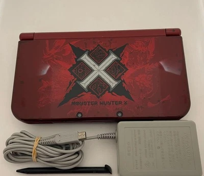 Nueva consola Nintendo 3DS LL XL Monster Hunter X Edition con cargador y lápiz óptico #38 Foto 1 de 4