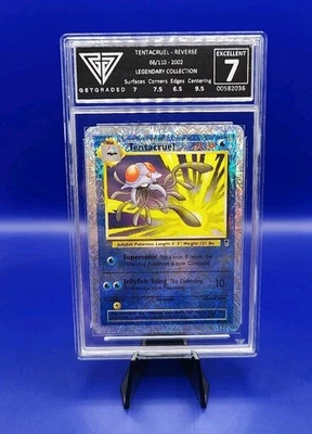 Tentacruel 66/110 Reverse Holo Legendary Collection Pokemon Card Get Graded 7 - Image 1 of 3
