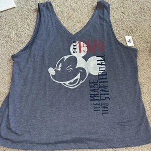 Disney Parks "The Mouse that started it all" Mickey Mouse Sleeveless top XXL - Picture 1 of 3