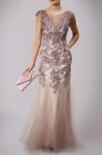 Mascara Mc166078 size 6 mauve pink Fishtail Evening dress BNWT
