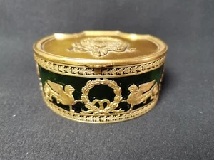 Cofanetto impero con interno in metallo dorato e vetro riccamente ornato - 1860 - Foto 1 di 6