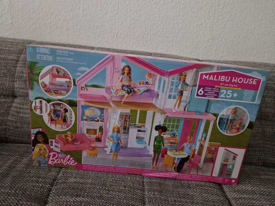 Mattel Barbie Malibu House Spielset (FXG57)
