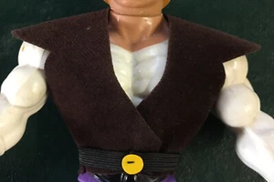 MOTU Masters of the Universe He-Man Prince Adam Repro Vest W/ Belt Brown - Picture 1 of 3