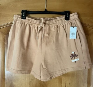 NWT Volcom Shorts Just Chill Shorts With Pockets Women’s Size XLarge Peach - Picture 1 of 3
