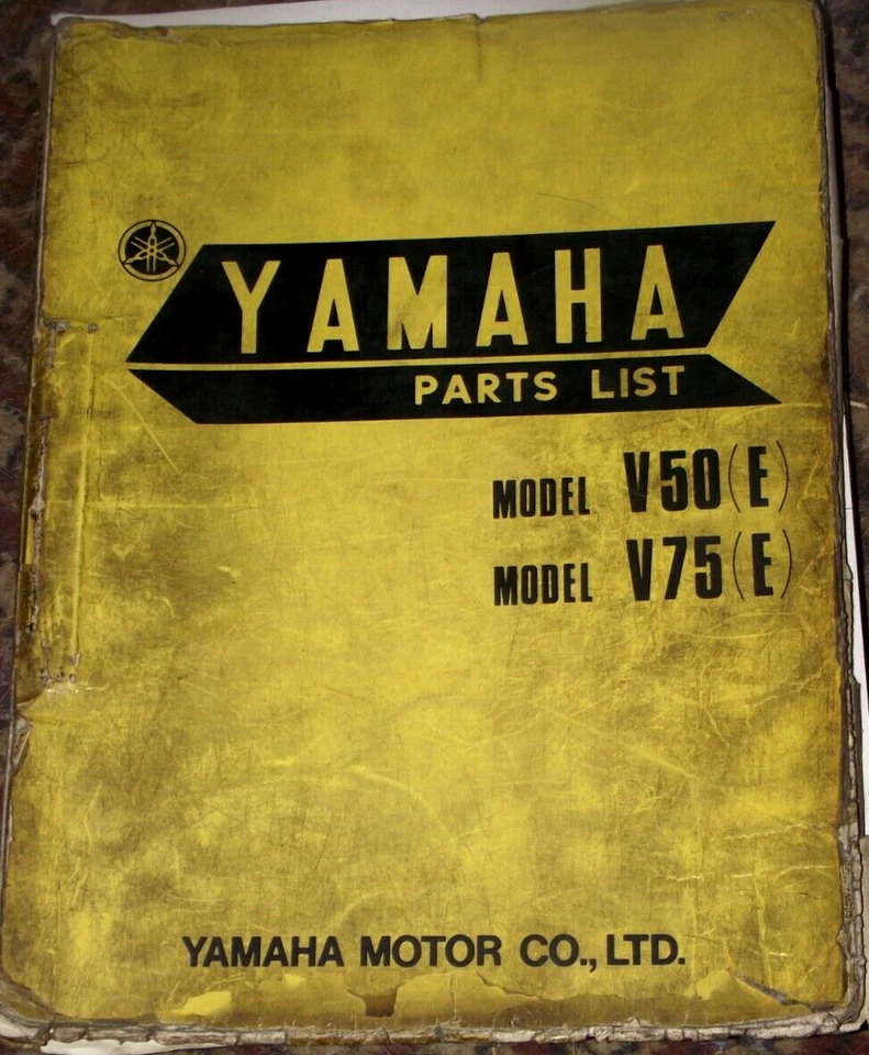 YAMAHA  V50E / V75E PARTS LIST MANUAL 1971 - Image 1 of 1