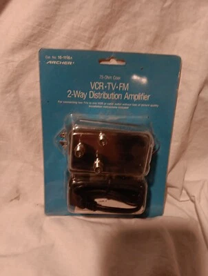 Archer 15-1116 10db Audio/Video Signal Amplifier  2-Way UHF/VHF/FM 50-450MHz NEW - Image 1 of 4