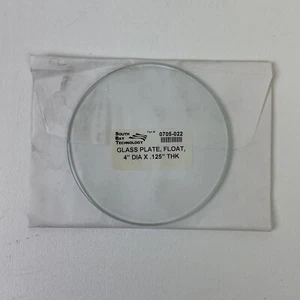 Flat Glass Lapping Plate Sharpening System Flat Float Plate 4" DIA X 0.125"THK - Picture 1 of 4